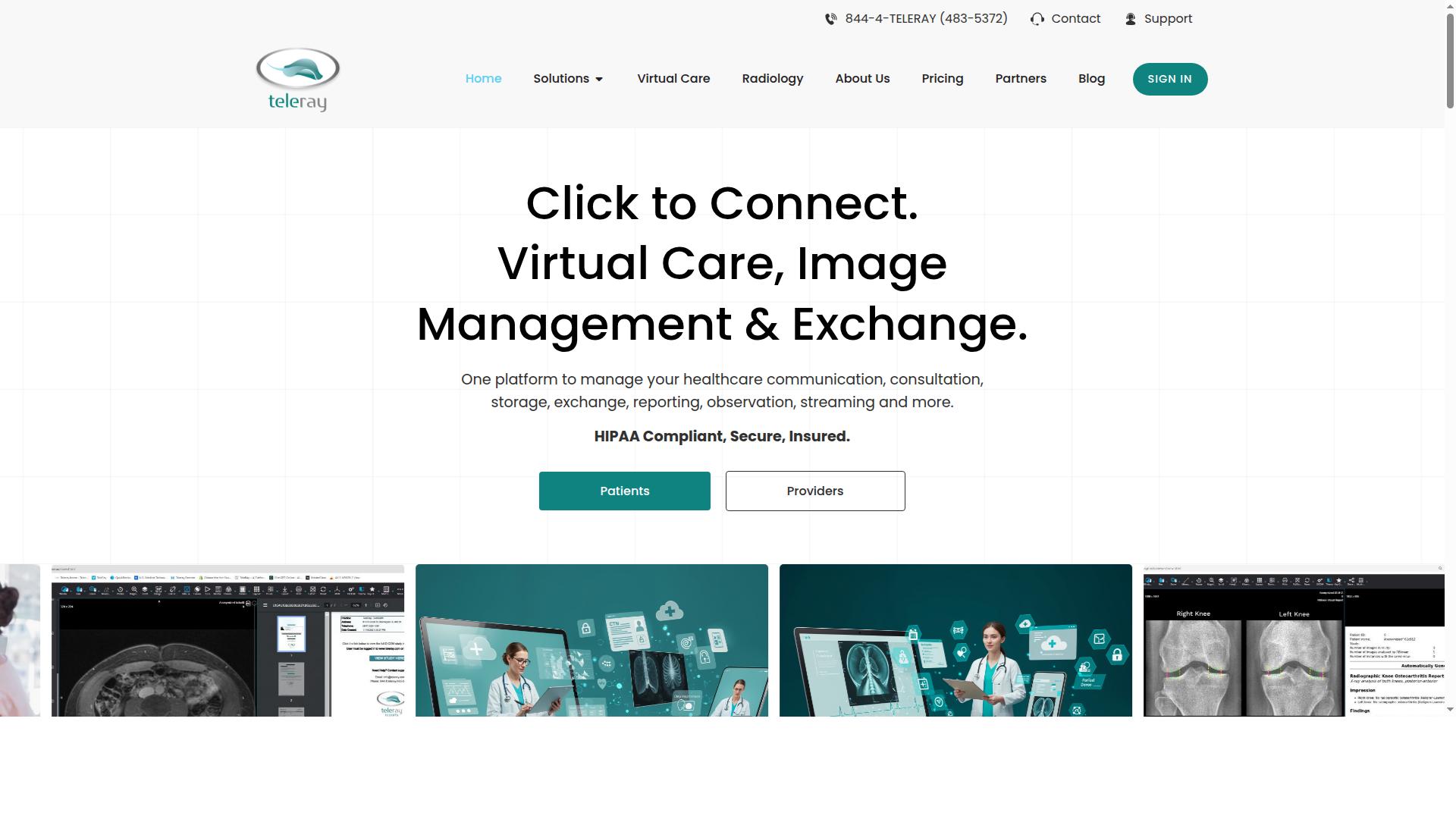 TeleRay website