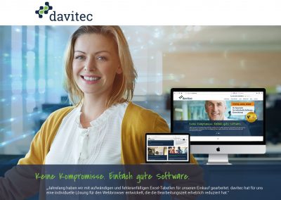 Kampagnenmotiv mit Unternehmenswebseite