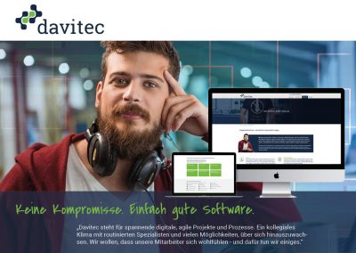 Recruiting-Kampagne mit passender Webseite